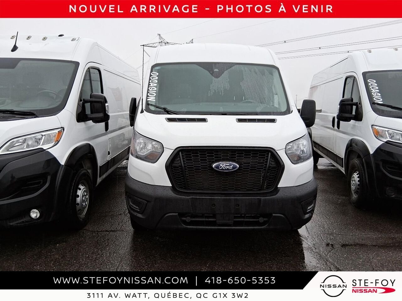 Ford Transit fourgon utilitaire toit moyen 2024 Blanc Ste-Foy - photo #1