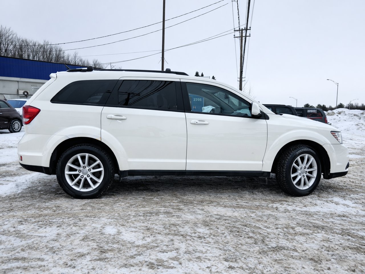 Dodge Journey 2014 Blanc Longueuil, - photo #4