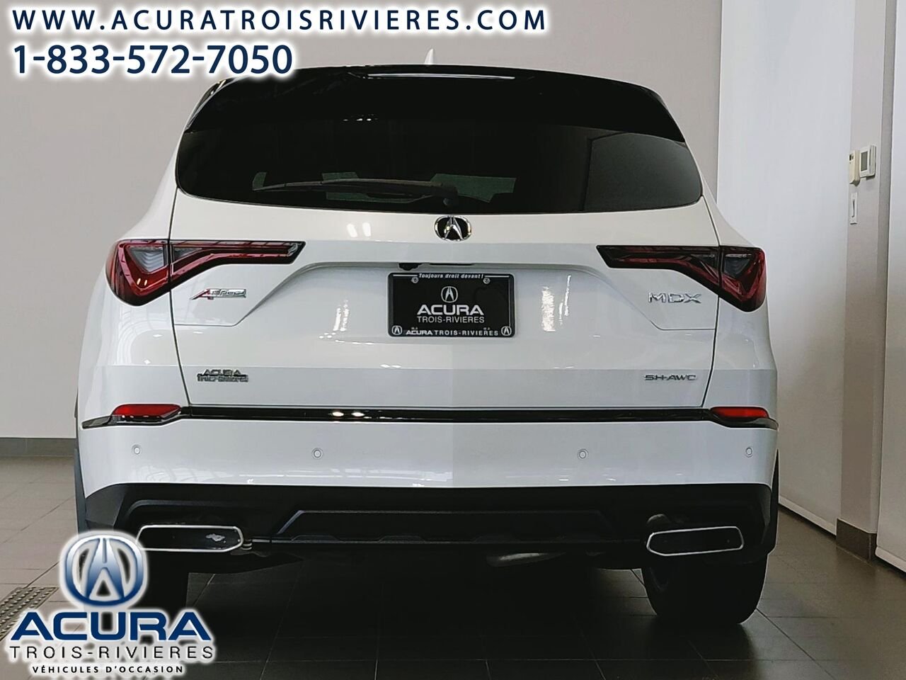 2024 Acura MDX A-SPEC TRACTION INTÉGRALE White Trois-Rivières - photo #8