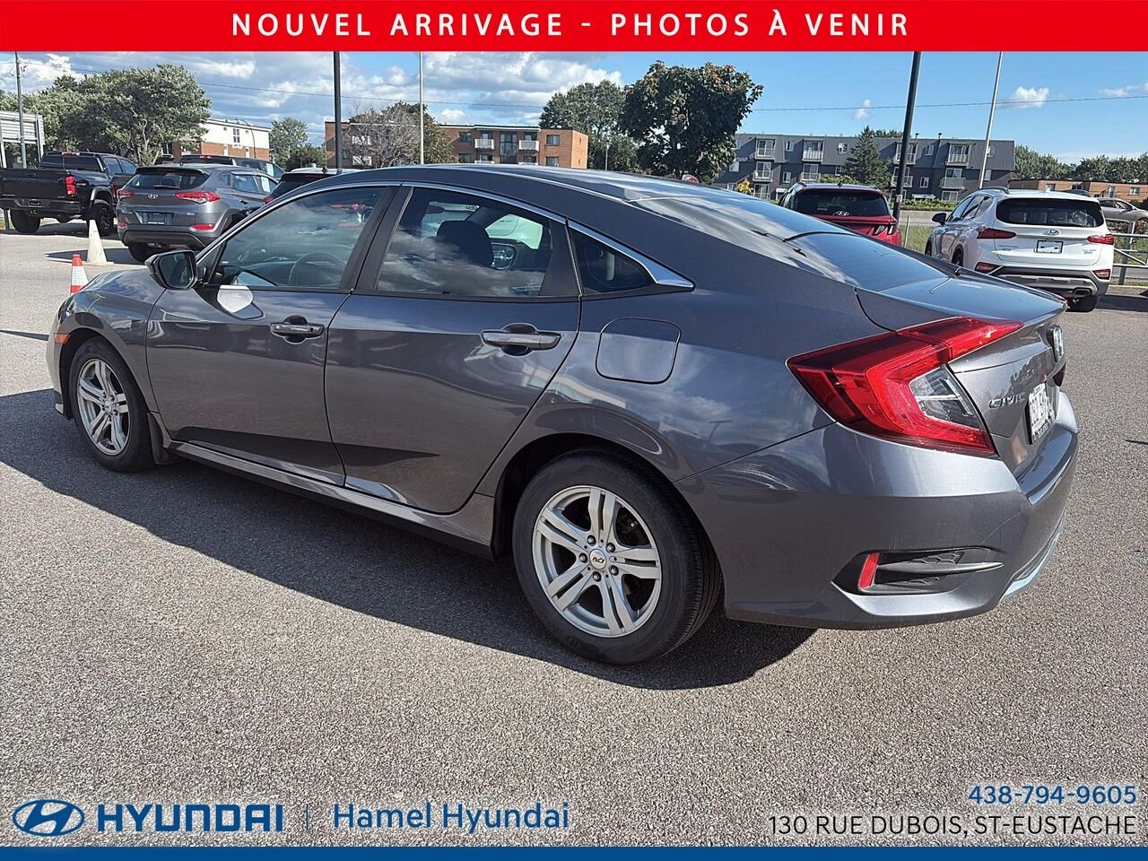2020 Honda Civic Berline Grey Saint-Eustache - photo #3