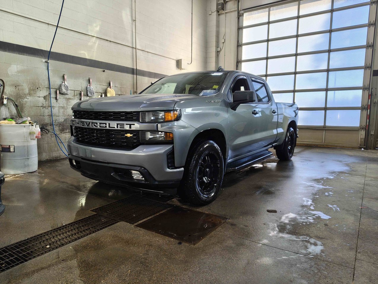 2019 Chevrolet Silverado 1500 4WD Crew Cab 157 Custom Grey Sherwood Park - photo #3