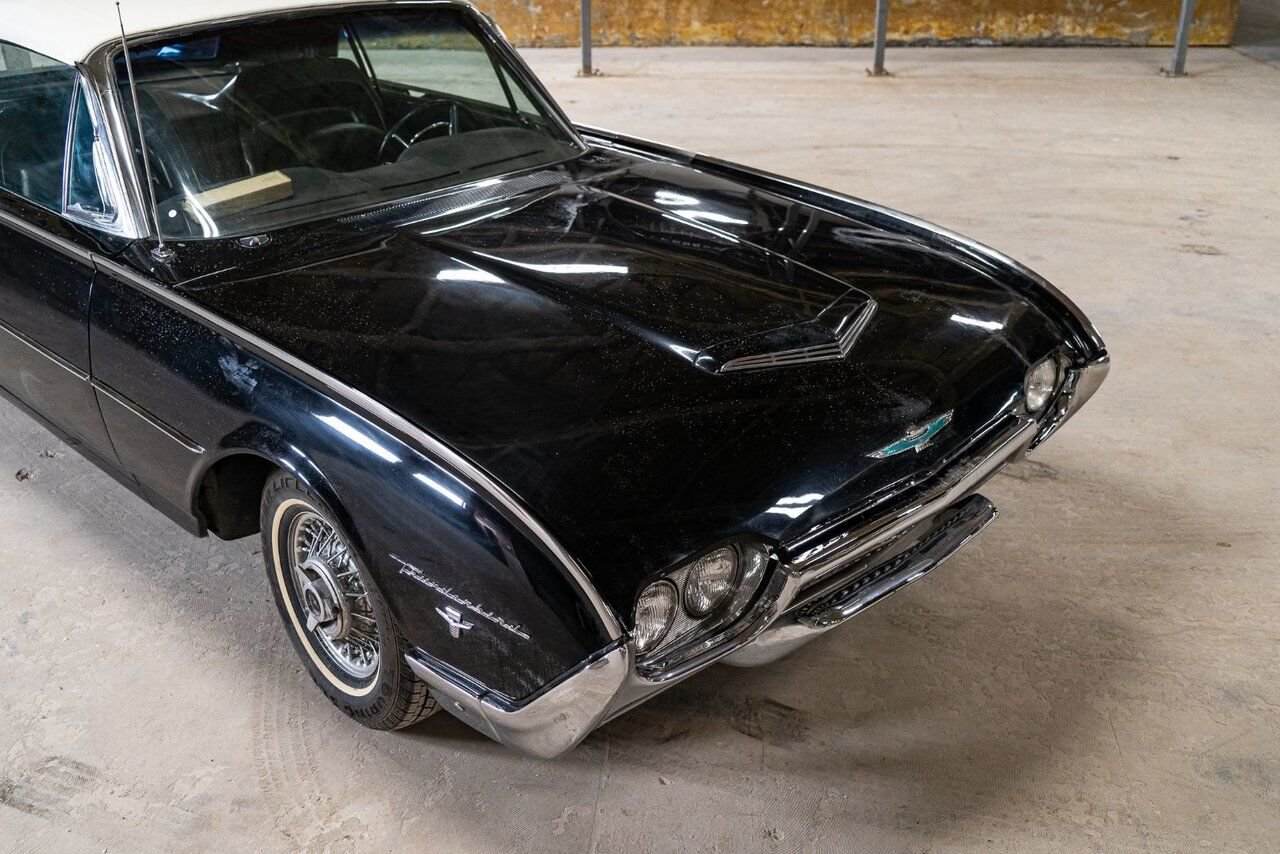Ford Thunderbird **PRICE IN USD** Roadster project car Extremely rare 1962 Noir Montréal - photo #33
