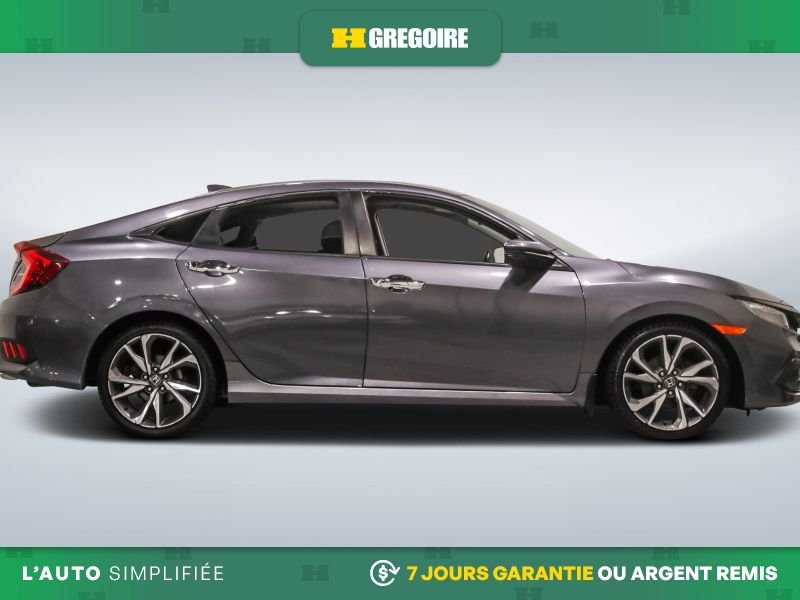 Honda Civic 820731 | Touring AUTO AC CUIR TOIT NAV MAGS CAM RECUL BLEUT 2019 Gris Laval - photo #10