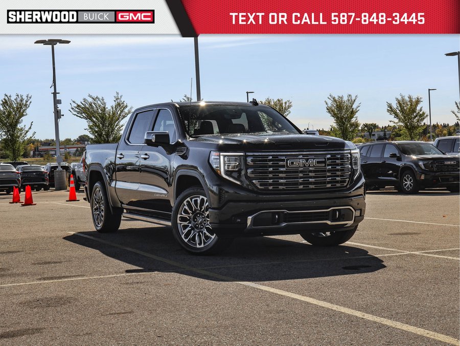 2025 GMC Sierra 1500 Denali Ultimate 3.0L | Sunroof Black