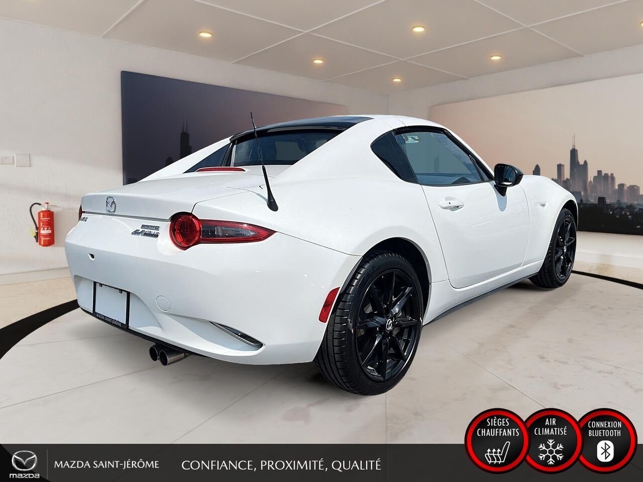 Mazda MX-5 RF 2023 Blanc Ste-Agathe des Monts - photo #5
