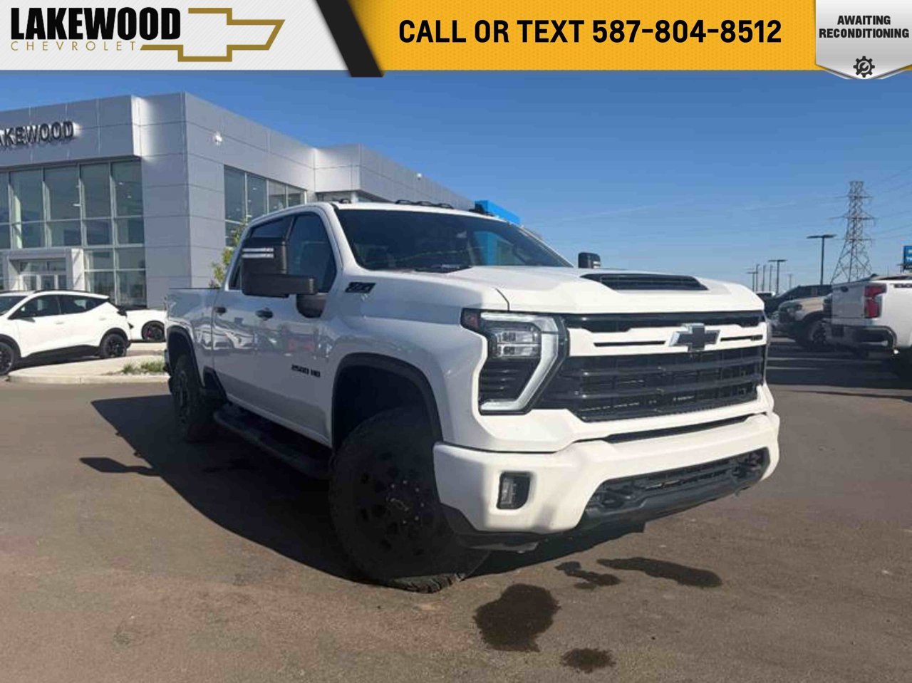 2024 Chevrolet Silverado 2500HD 4WD Crew Cab 159 LT White Sherwood Park - photo #0