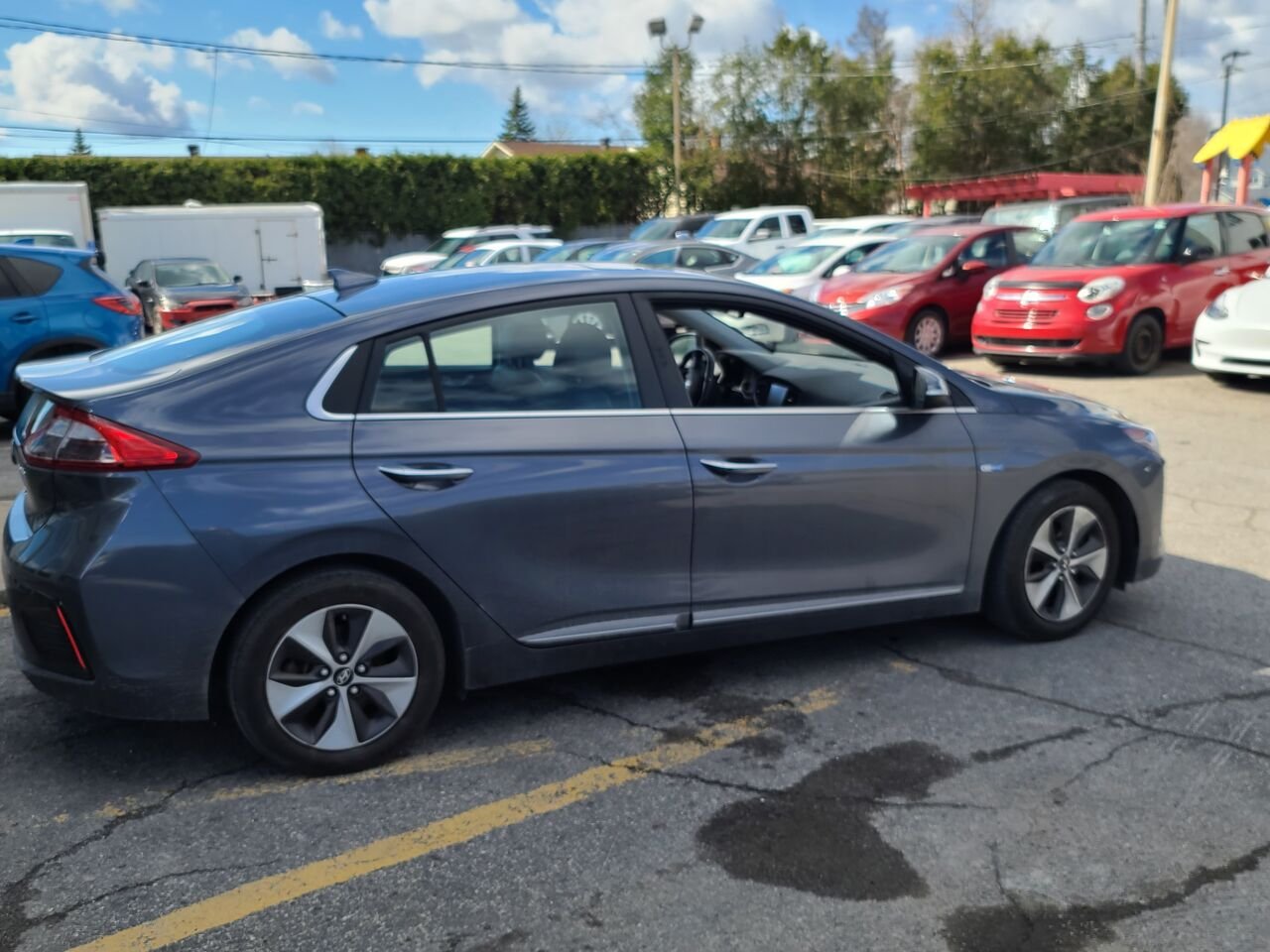 2019 Hyundai Ioniq Electric Grey  - photo #6
