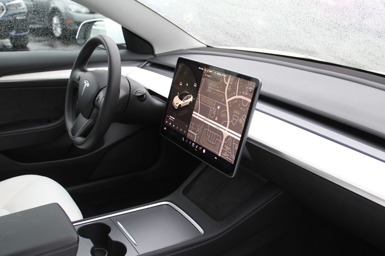 Tesla Model 3 VIN: 5YJ3E1EA5NF309574 2022 Blanc Sainte-Rose - photo #7