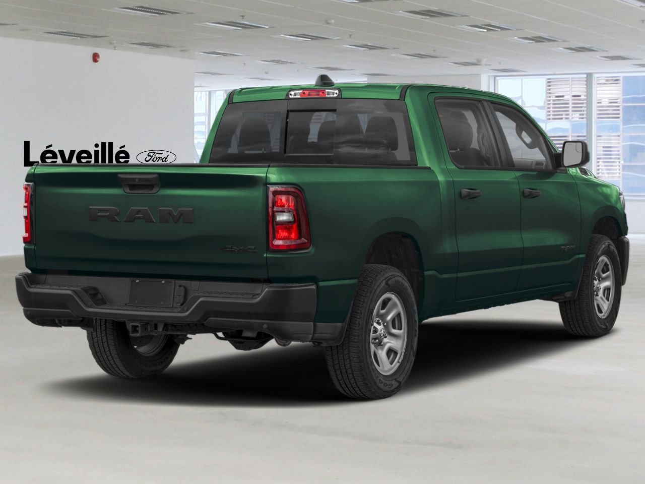 RAM 1500 261280 | Warlock cabine d'équipe 4x4 caisse de 5 pi 7 po 2026 Vert Serrano métallisé Gatineau - photo #1