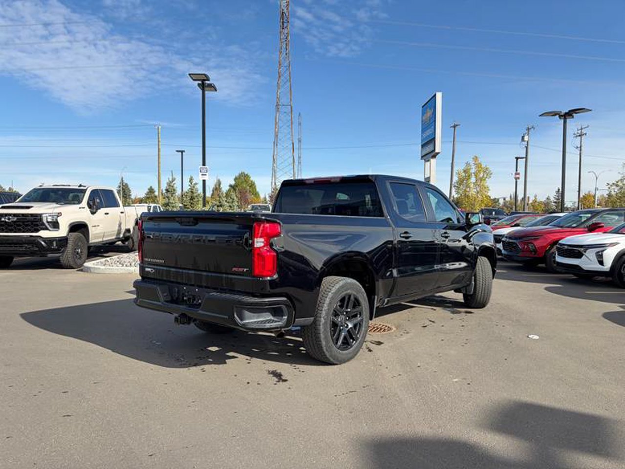 2024 Chevrolet Silverado 1500 4WD Crew Cab 147 RST Black Sherwood Park - photo #4