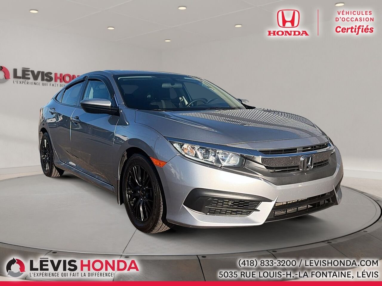 2018 Honda Civic Berline LX CVT Silver Lévis - photo #2
