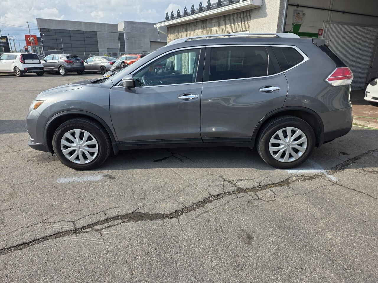 Nissan Rogue 2015 Gris Longueuil, - photo #2
