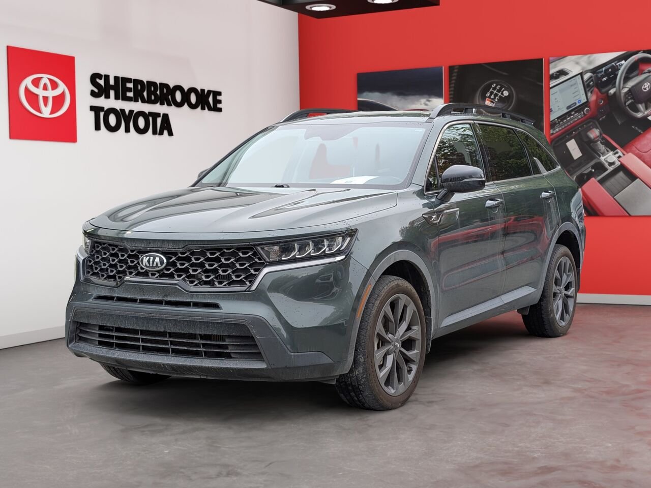 2021 Kia Sorento 5XYRGDLF0MG012661 Green Sherbrooke - photo #0