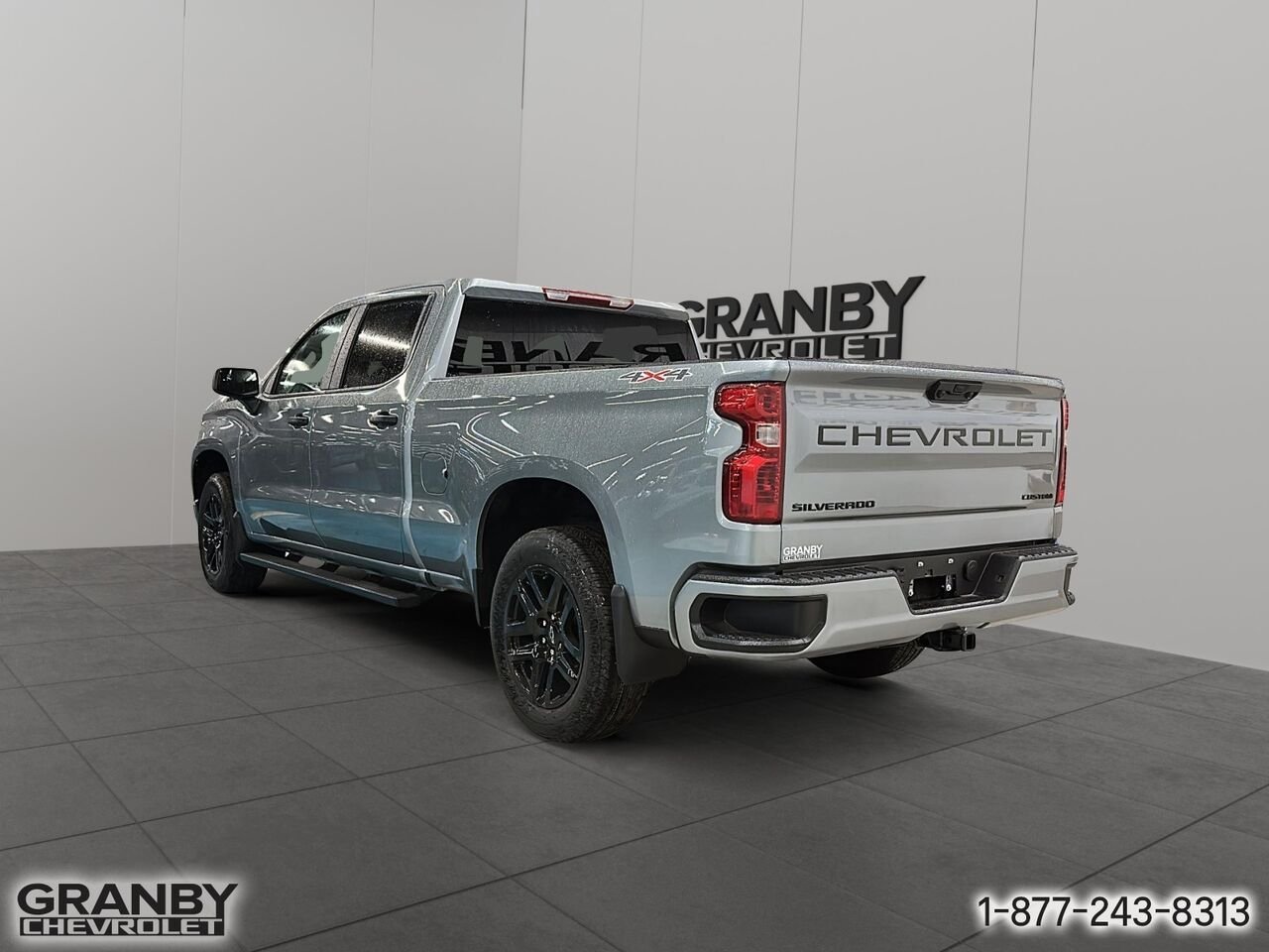 2026 CHEVROLET Silverado 1500 K1500 SILVERADO CREW CAB CUSTOM STD/BOX (1CX) | 26-0980 STERLING GREY METALLIC Granby - photo #6