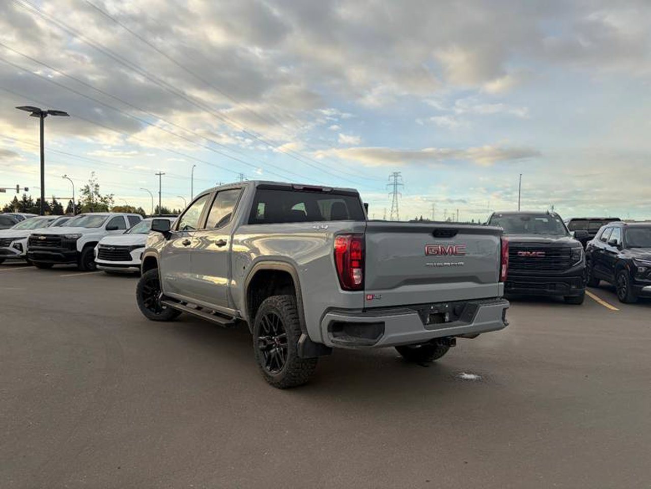 2024 GMC Sierra 1500 4WD Crew Cab 147 Pro Grey Sherwood Park - photo #3