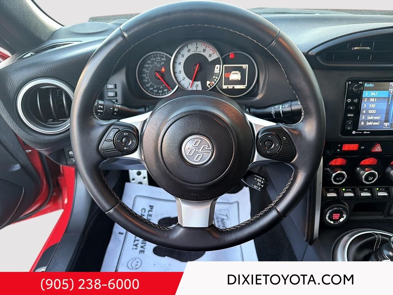 2019 Toyota 86 86 GT MANUAL PREMIUM / CLEAN CARFAX Red Mississauga - photo #9