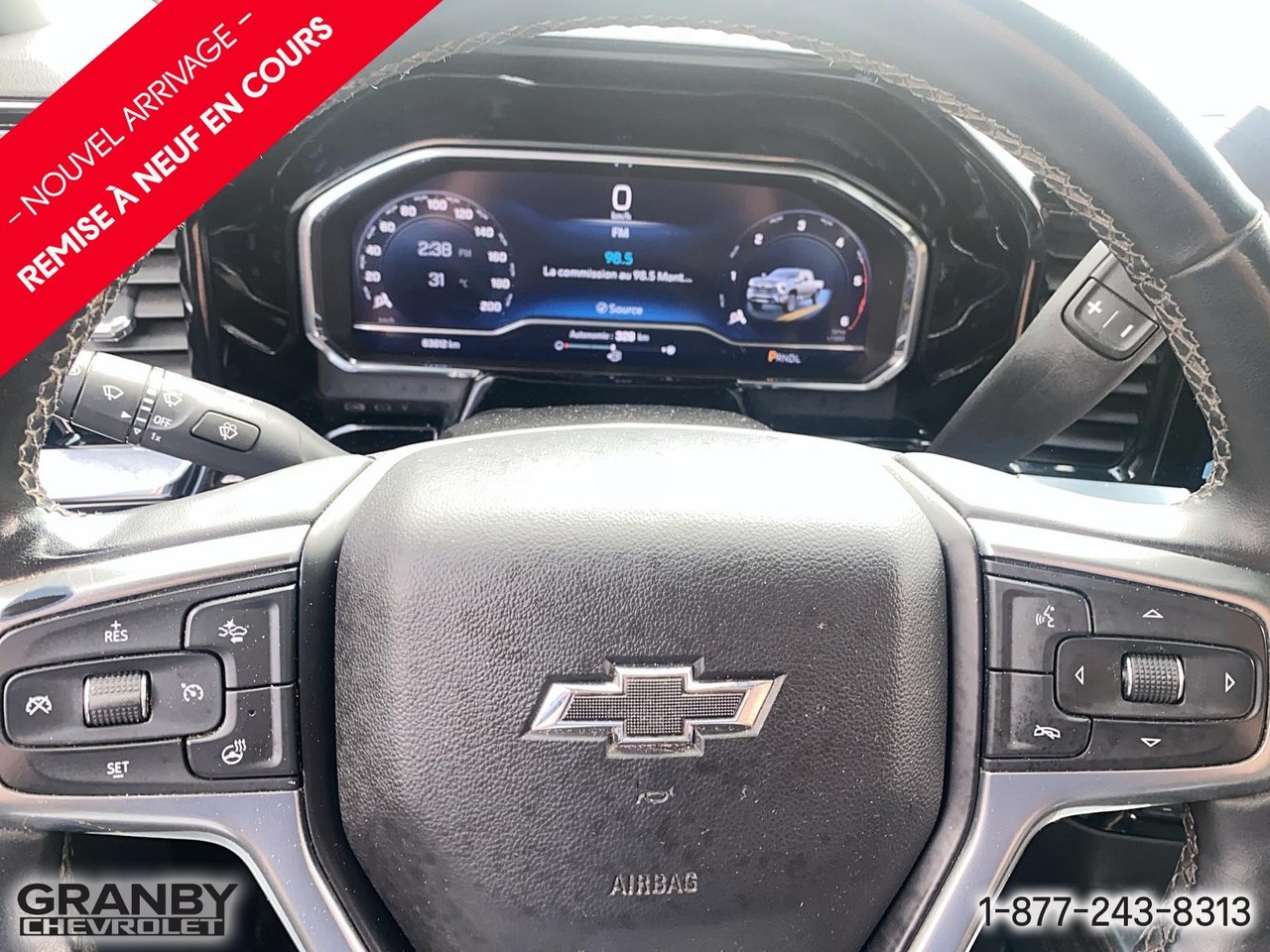 2024 Chevrolet Silverado 2500HD LT crewcab diesel BOITE 6.6 | G3883 White Granby - photo #10