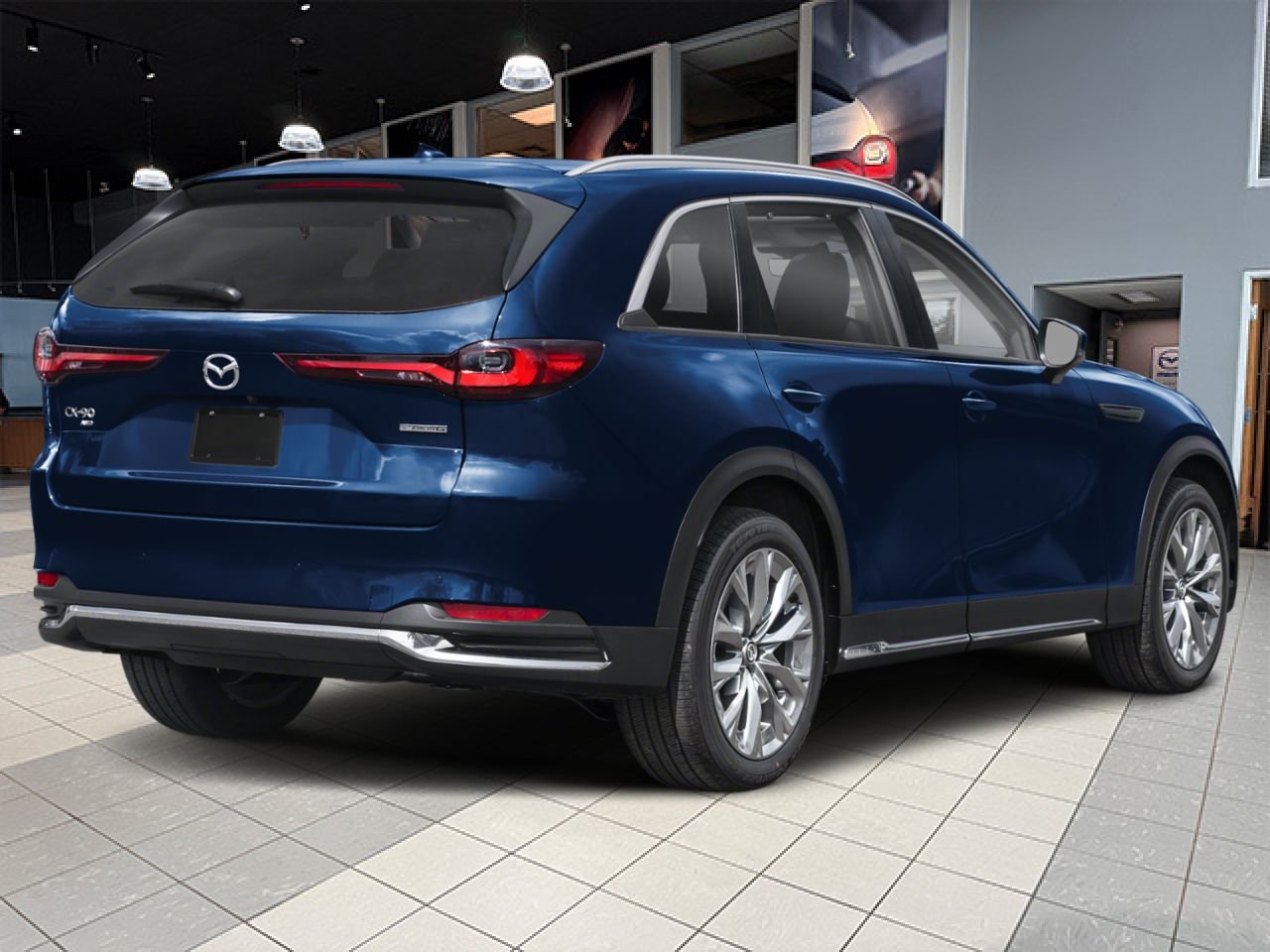 2026 MAZDA CX-90 MHEV Deep Crystal Blue Mica Notre-Dame-des-Prairies - photo #1