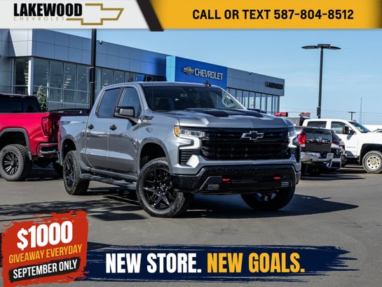 2024 Chevrolet Silverado 1500 2LT Trail Boss 6.2L | Heated Leather Bucket Seats Grey