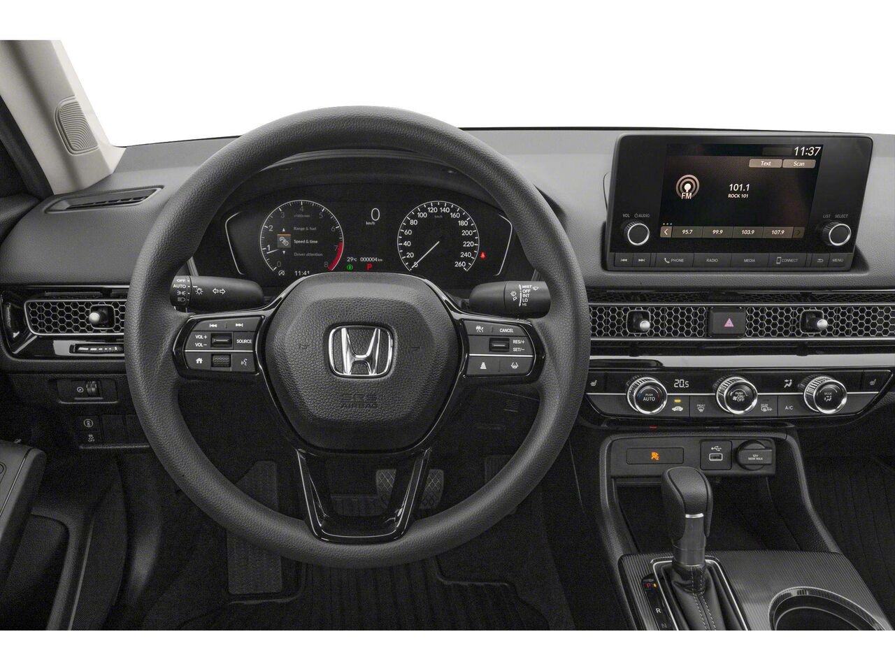 Honda Civic LX 2023 Gris Gatineau - photo #2