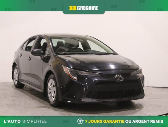 2020 Toyota Corolla L AUTO A/C GR ELECT CAM RECUL BLEUTOOTH Black