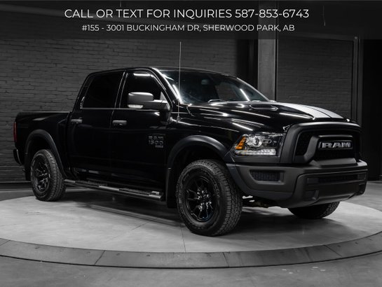 2021 Ram 1500 Classic Warlock | 4x4 | Alpine Sound System | Soft Box Cover Black