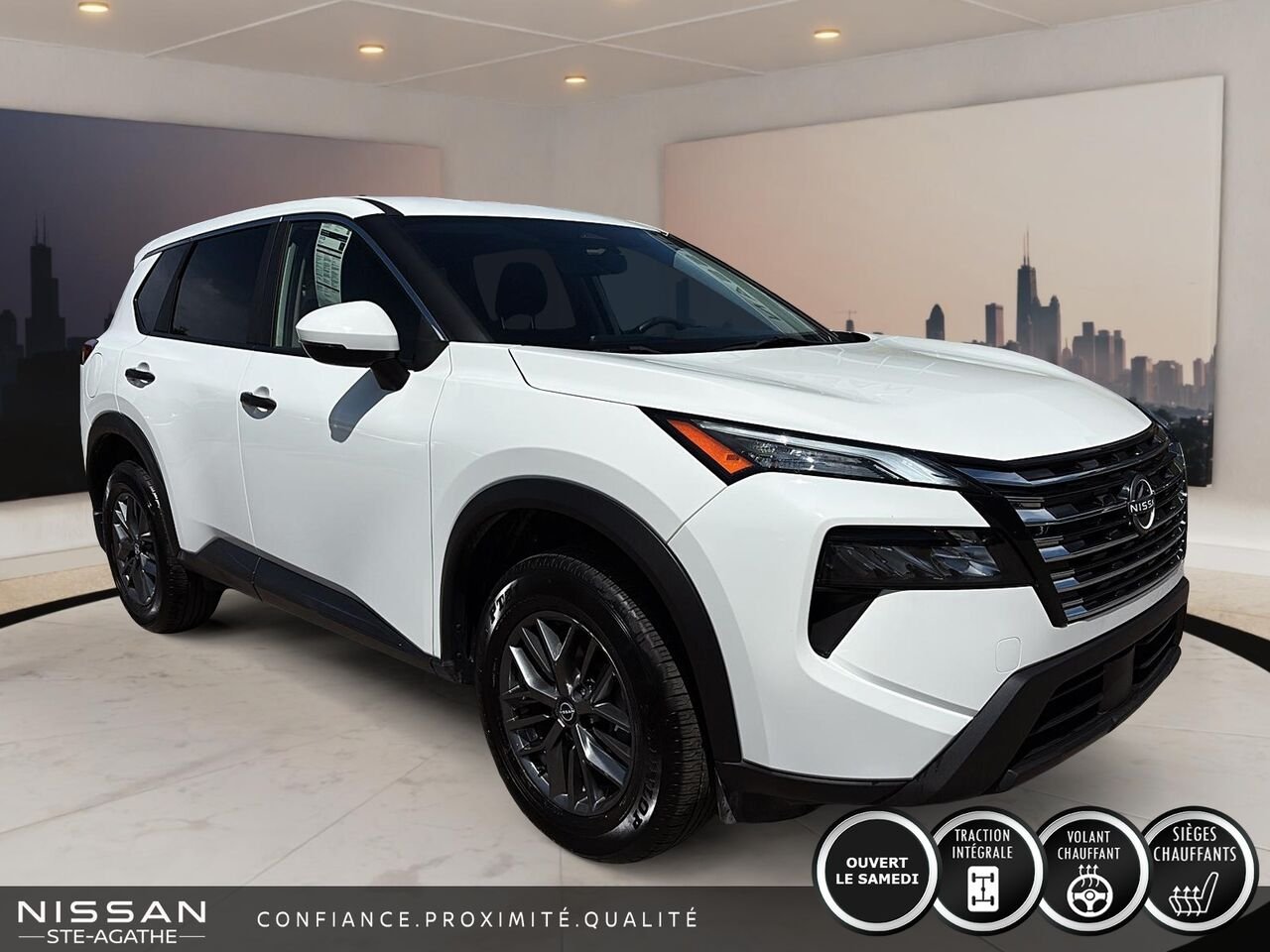 Nissan Rogue 2024 Blanc Ste-Agathe des Monts - photo #2