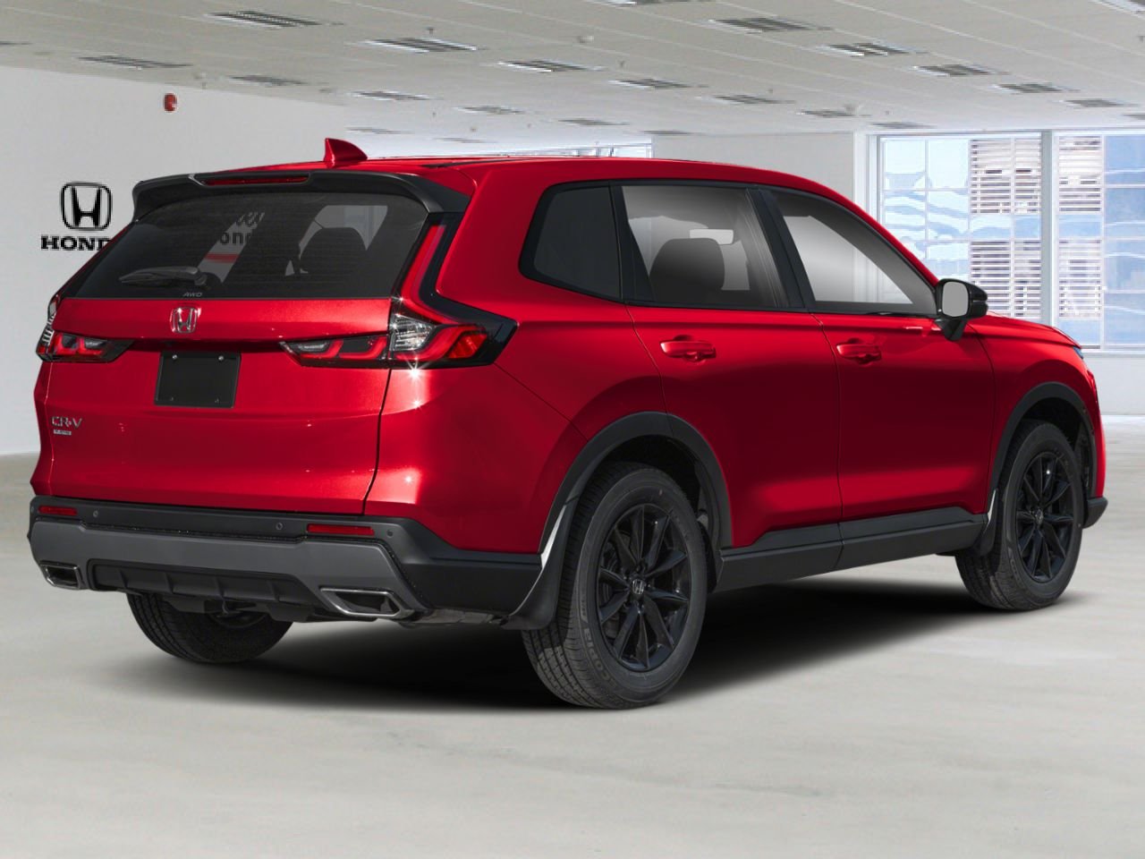 Honda CR-V hybride EX-L Traction Intégrale 2026 Rouge Gatineau - photo #2