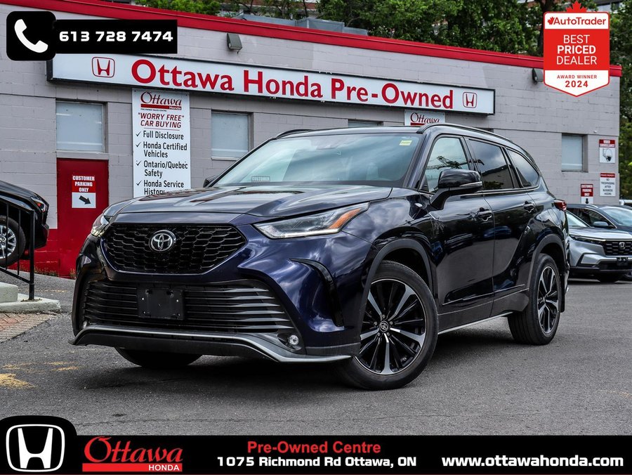 Toyota Highlander XSE 2021 Blue