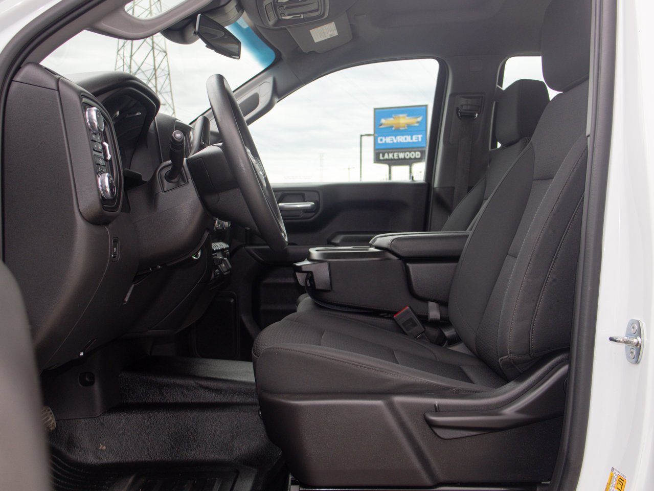 2023 GMC Sierra 1500 4WD Crew Cab 147 Pro White Sherwood Park - photo #18