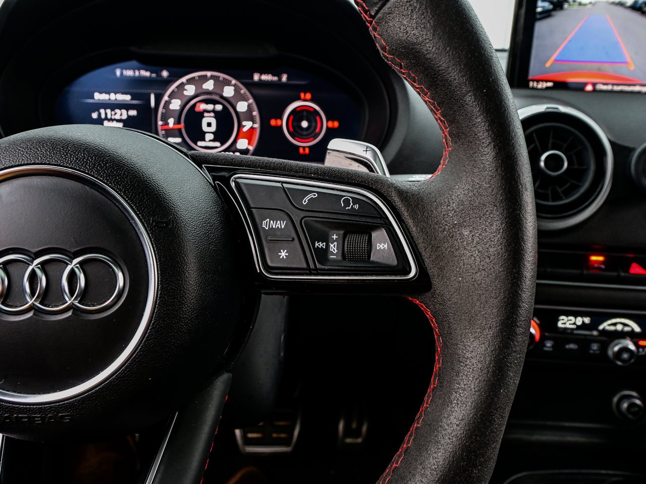 2018 Audi RS 3 Sedan 2.5 TFSI quattro S tronic Catalunya Red Metallic Sherwood Park - photo #24