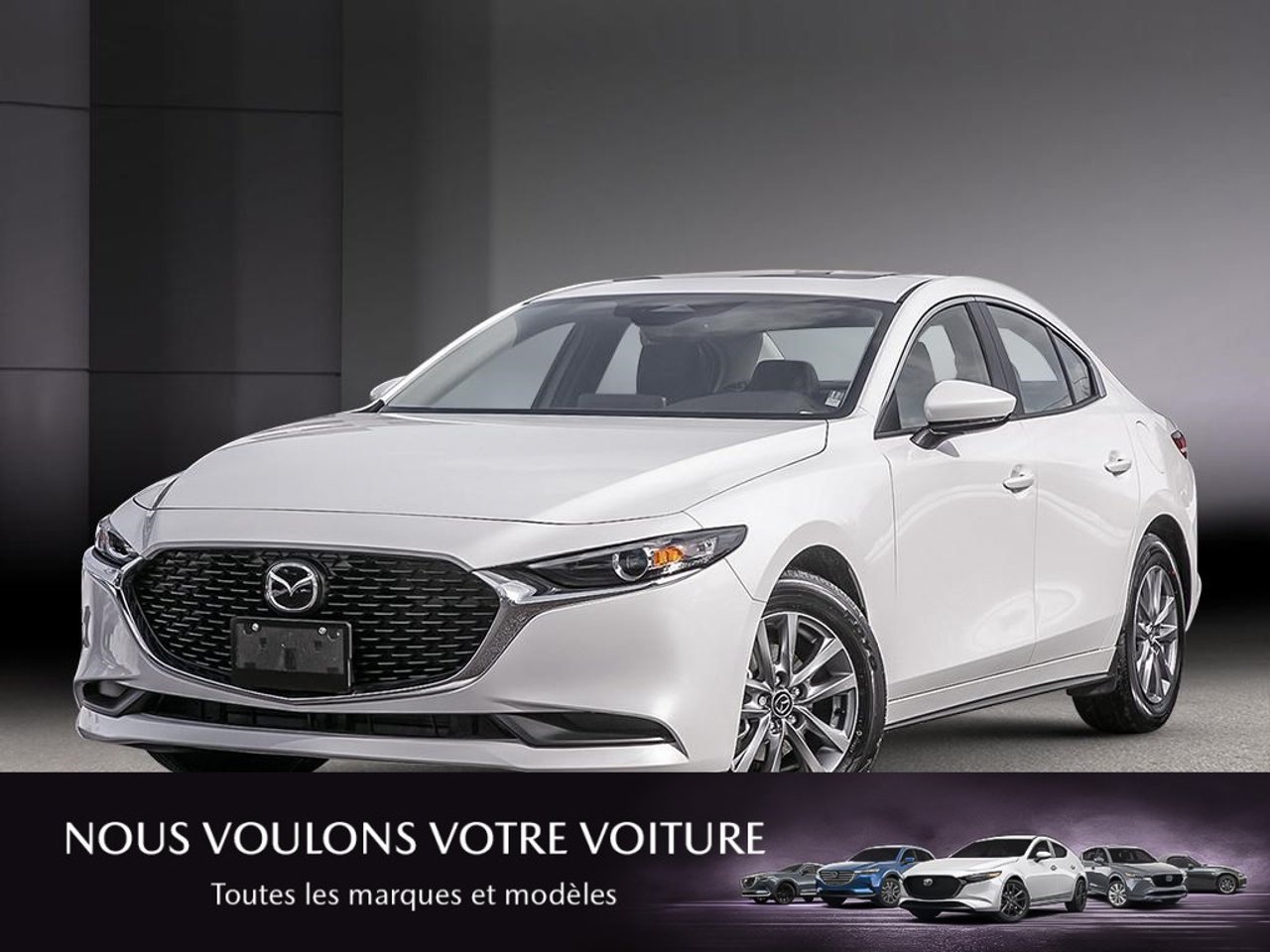 Mazda Mazda3 3MZBPACL8TM517352 2026 Blanc neige nacré Mirabel - photo #0