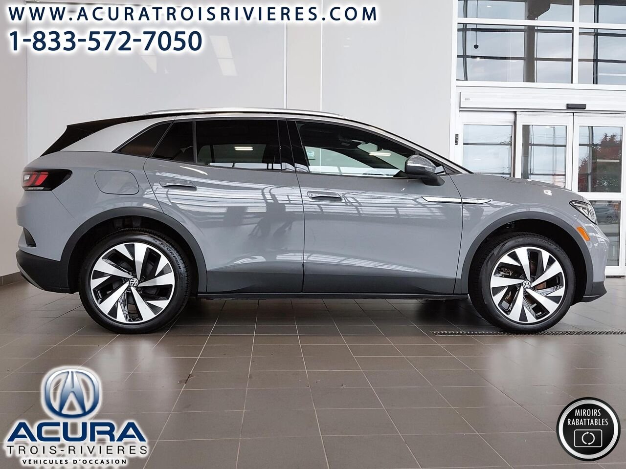 Volkswagen ID.4 ÉLECTRIQUE 2022 Gris Trois-Rivières - photo #2