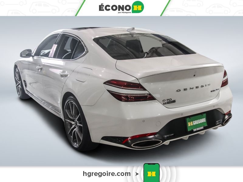 Genesis G70 821117 | 3.3T Advanced AWD CUIR TOIT OUVRANT CAMÉRA MAGS 2022 Blanc Laval - photo #4