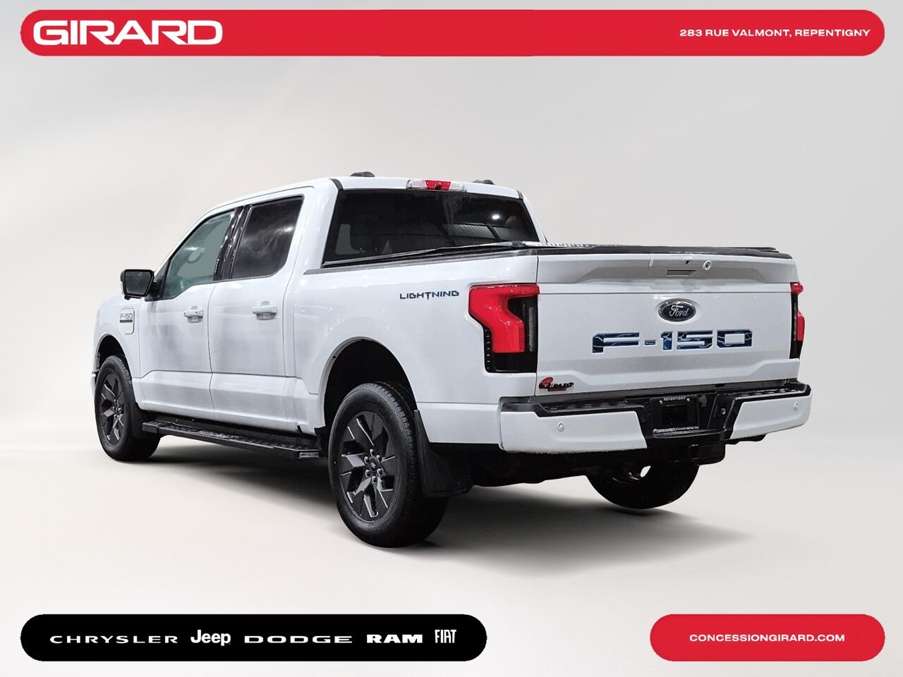 Ford F-150 LIGHTNING 2023 Blanc Repentigny - photo #7