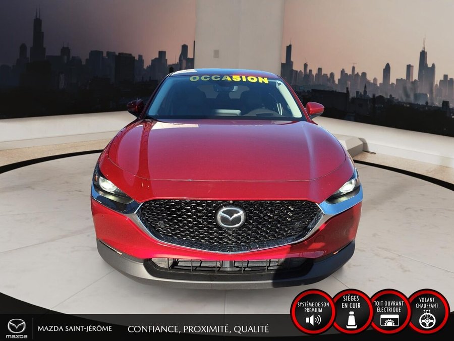 2023 Mazda CX-30 GT | 1 PROPRIÉTAIRE | JAMAIS ACCIDENTÉ | AWD | CUIR | TOIT OUVRANT | MAGS NOIR Red