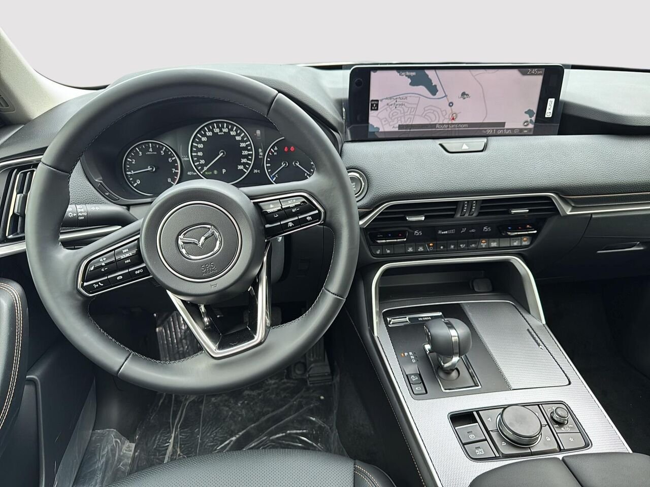 Mazda CX-90 hybride léger 2025 Noir Rouyn-Noranda - photo #11