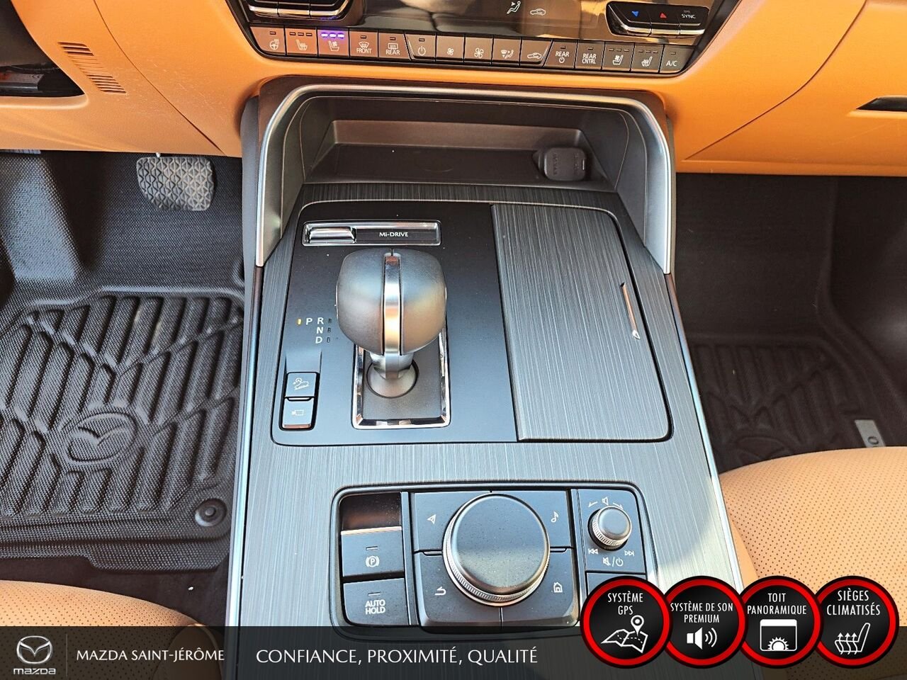 Mazda CX-90 hybride léger 2025 Rouge Saint-Jérôme - photo #18