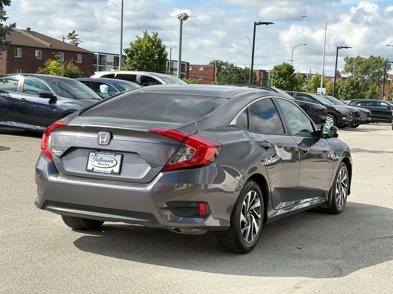 Honda Civic EX 2016 Gris Gatineau - photo #5