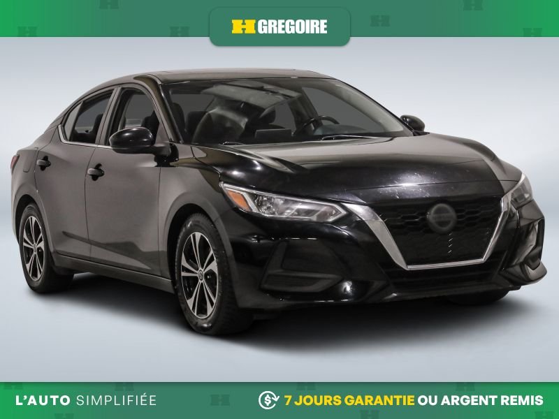 Nissan Sentra SV AUTO AC TOIT GR ELECT MAGS CAM RECUL BLEUTOOTH 2021 Noir