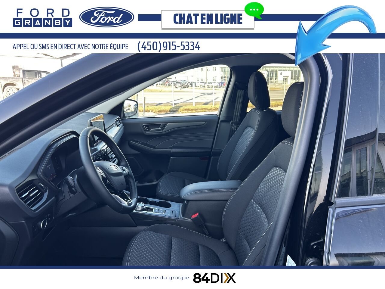 2025 Ford Escape Agate Black Metallic Granby - photo #8