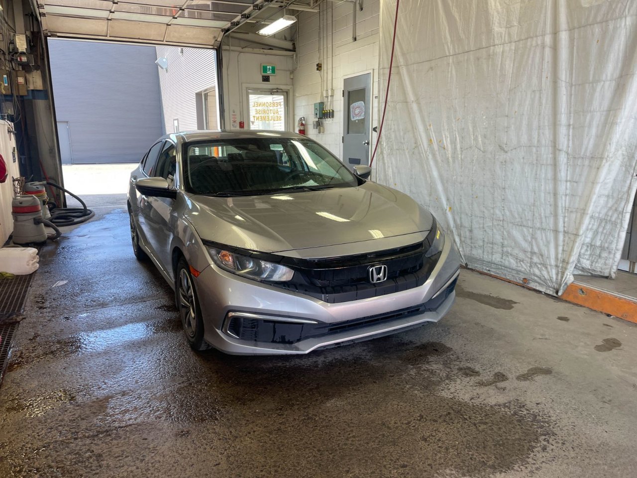 Honda Civic LX AUTO *SIÈGES CHAUF* CARPLAY BLUETOOTH REG ADAPT 2019 Gris Saint-Jérôme - photo #8