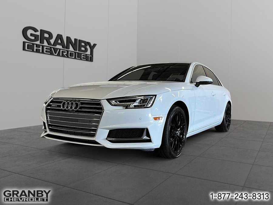 2019 Audi berline A4 Technik quattro White