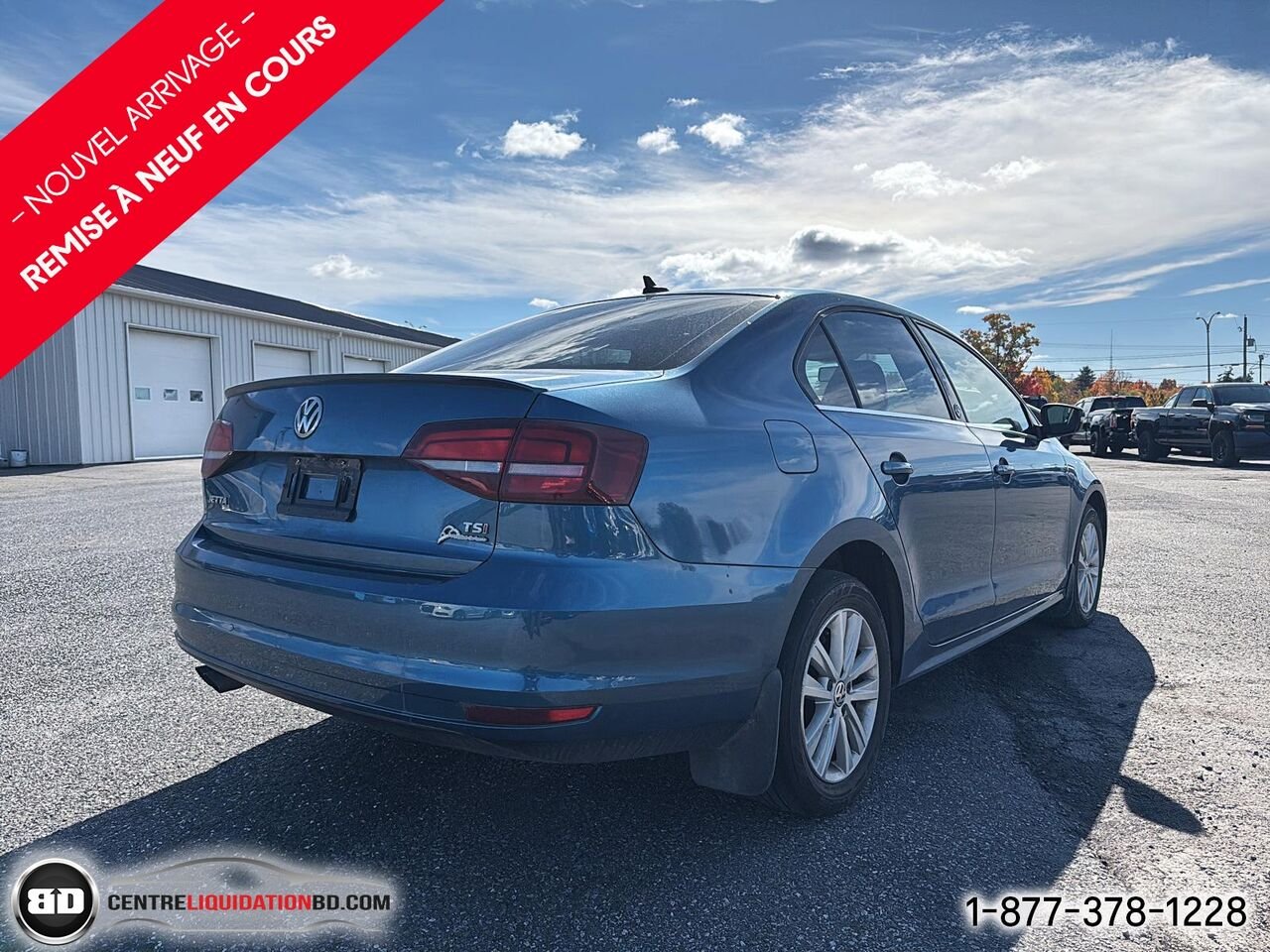 Volkswagen Berline Jetta Édition Wolfsburg 1.4 TSI AUTO | BD0443 2017 Bleu Granby - photo #7