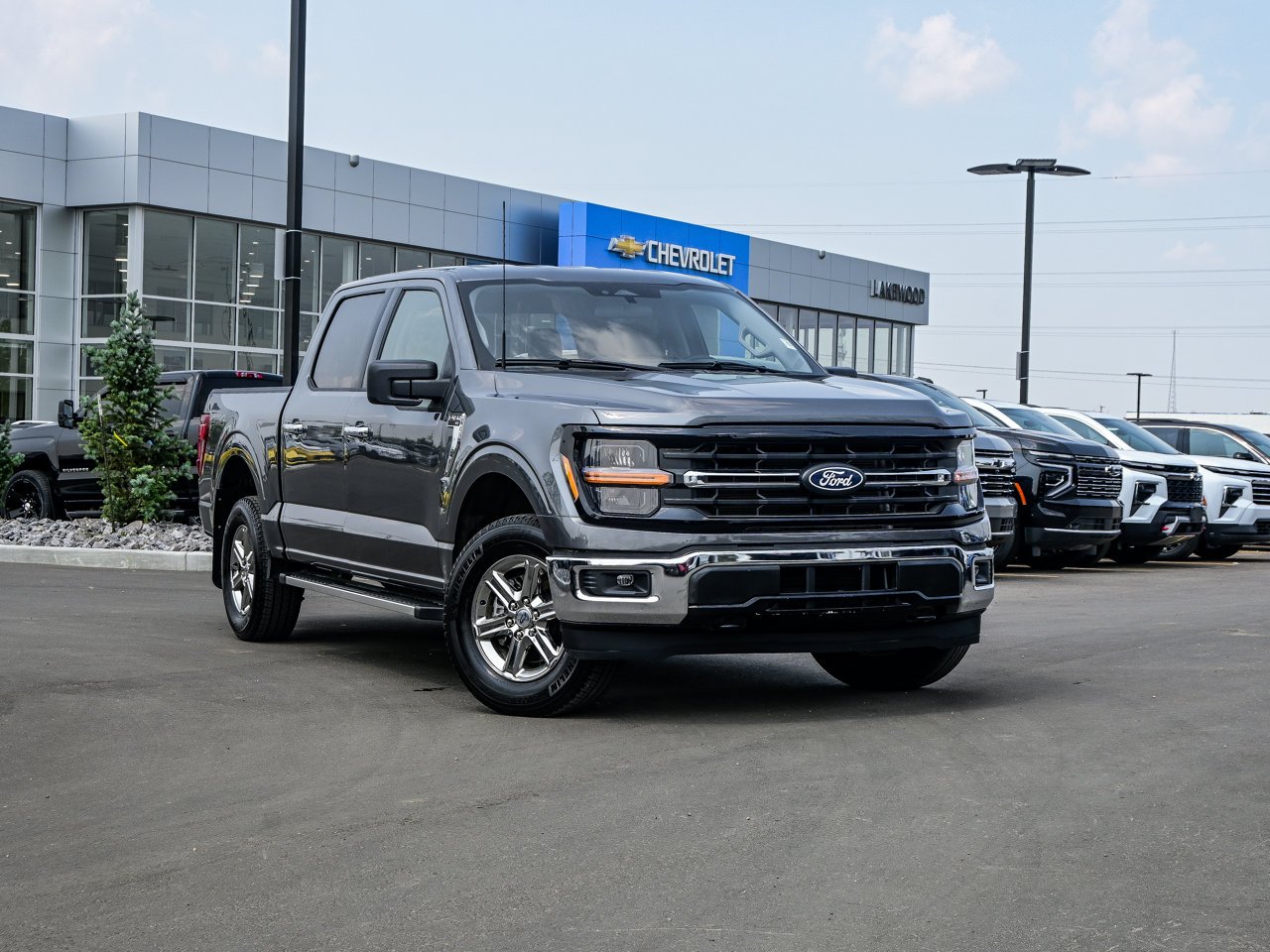 2025 Ford F-150 XLT 4WD SuperCrew 5.5' Box Grey Sherwood Park - photo #1