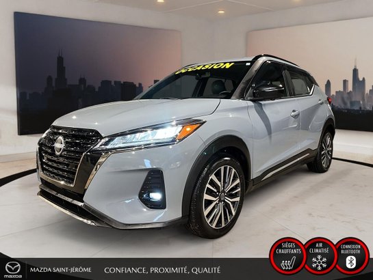 2023 Nissan Kicks SR | DÉMARREUR À DISTANCE | AIDE AU STATIONNEMENT | MAGS NOIR Grey