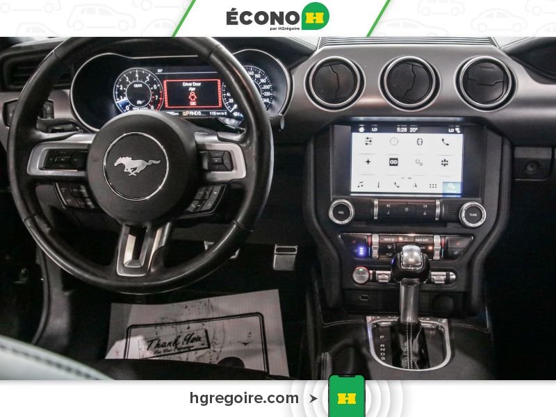 Ford Mustang 726363 | ECOBOOST PREMIUM AUTO A/C CUIR NAV MAGS CAM RECUL 2018 Noir Laval - photo #20