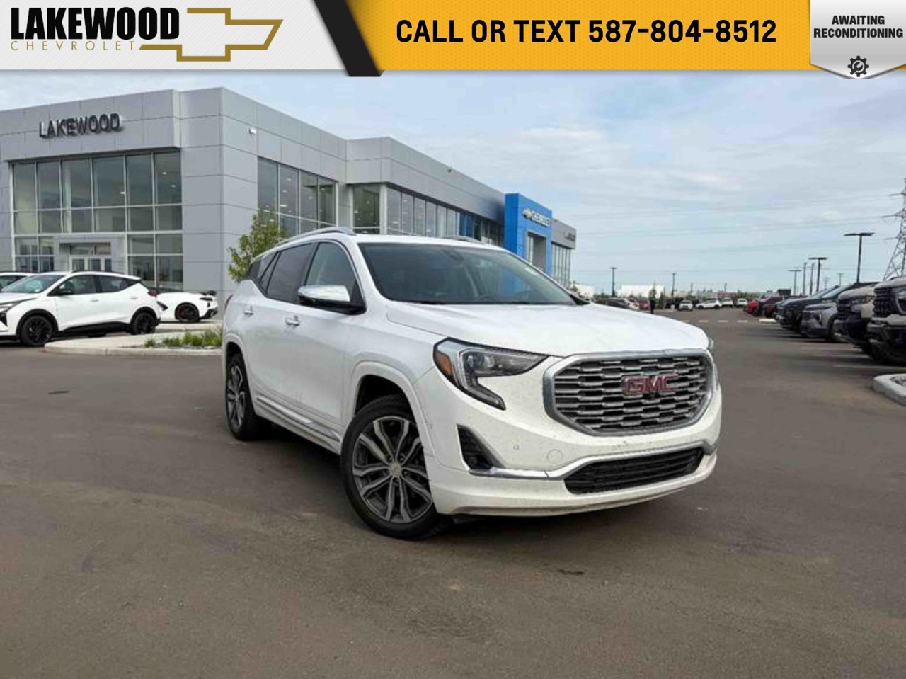 2019 GMC Terrain AWD 4dr Denali White Sherwood Park - photo #0