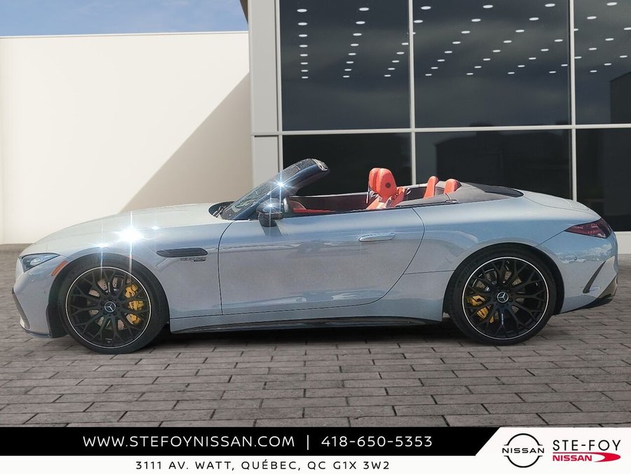 Mercedes-Benz SL SL 63 AMG ROADSTER CUIR ROUGE 2022 Gris