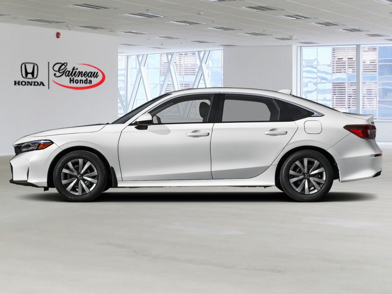 2026 Honda Civic Berline LX CVT White Gatineau - photo #2